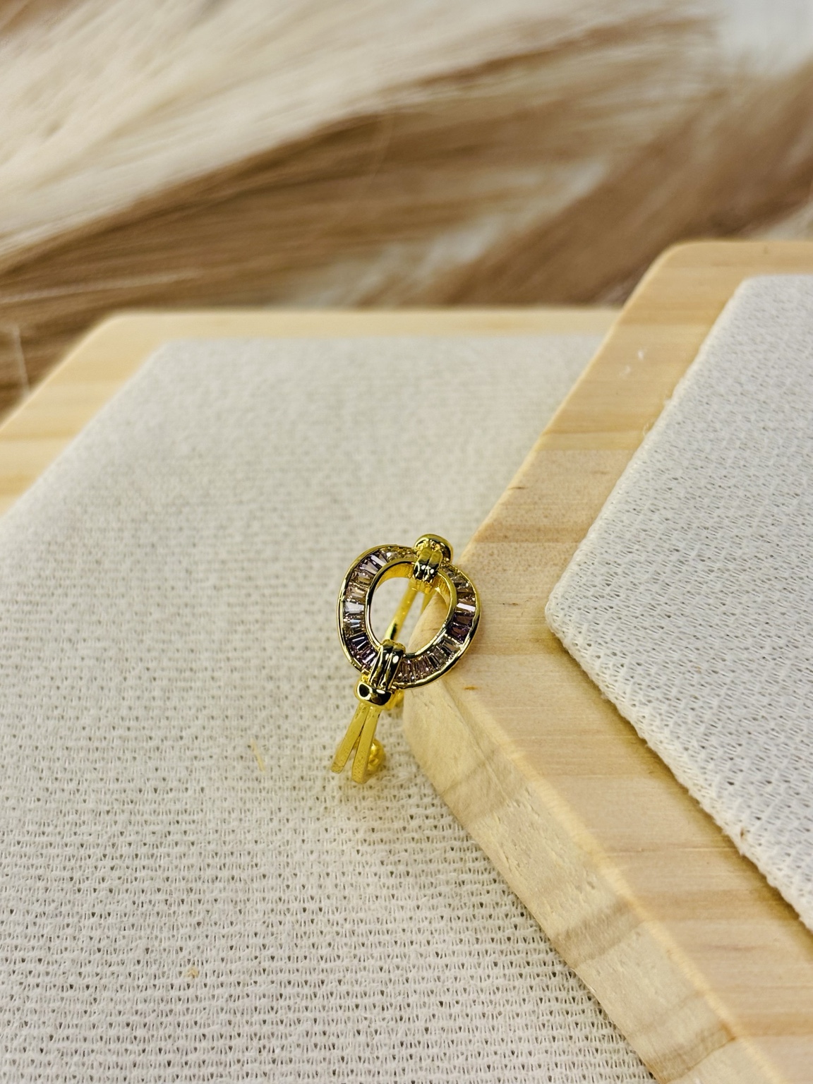 Crystal Loop Ring